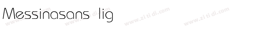 Messinasans light字体转换